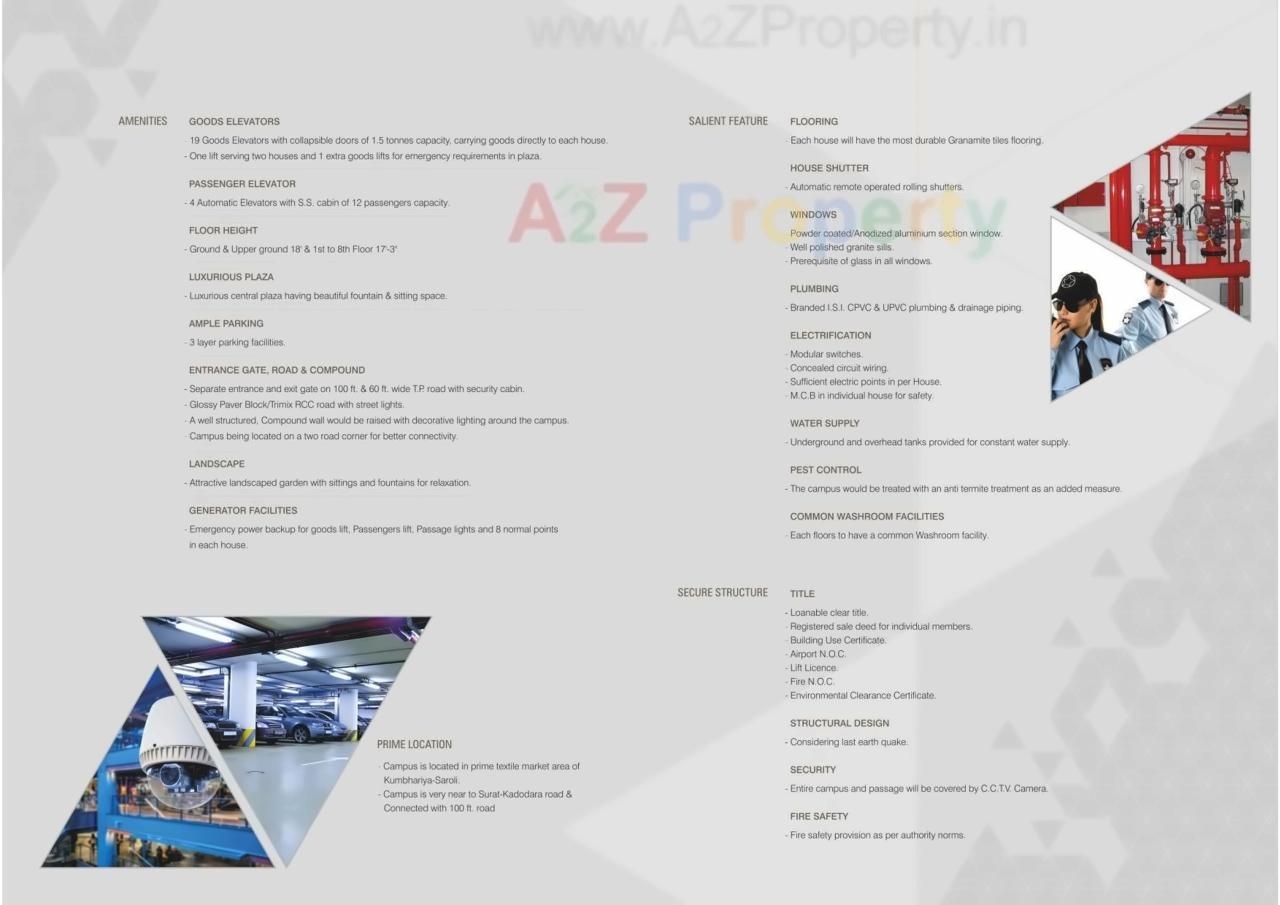  of real estate project Swagat Texking located at Surat, Surat, Gujarat