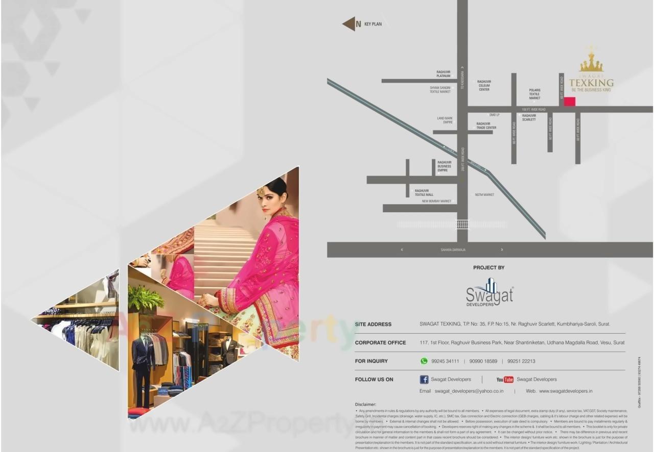  of real estate project Swagat Texking located at Surat, Surat, Gujarat