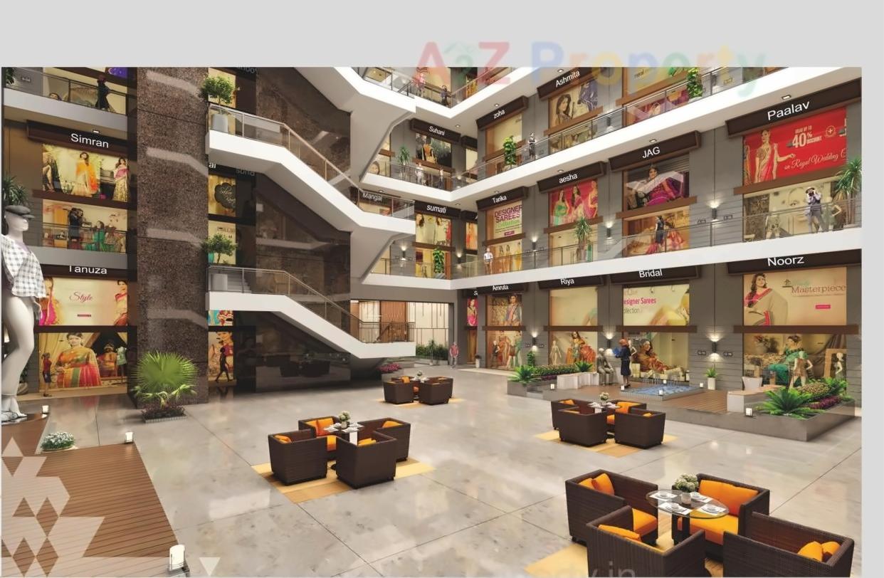 3D Elevation of real estate project Swagat Texking located at Surat, Surat, Gujarat