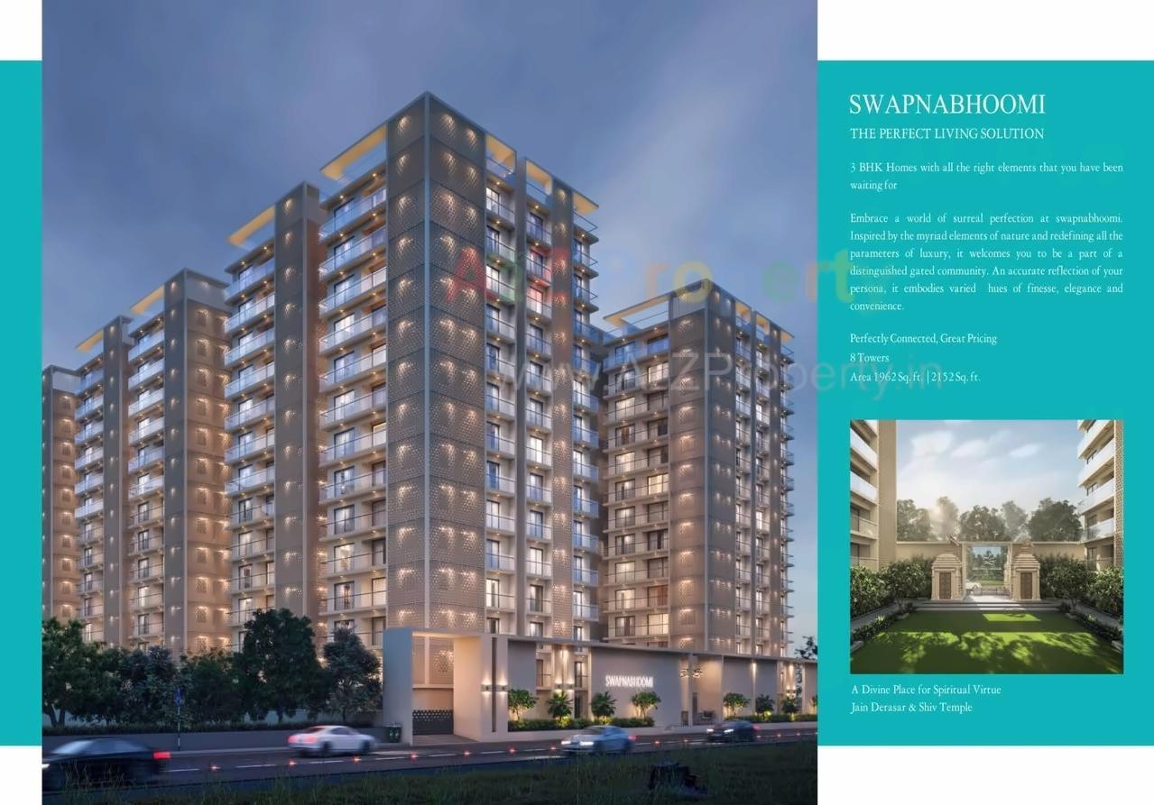 3D Elevation of real estate project Swapnabhoomi located at Abhava, Surat, Gujarat