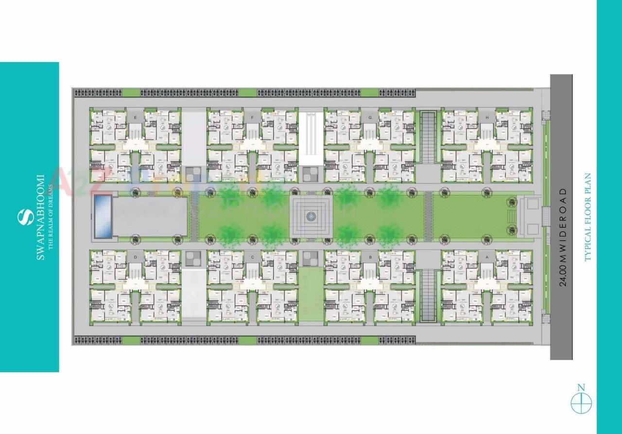 Layout of real estate project Swapnabhoomi located at Abhava, Surat, Gujarat