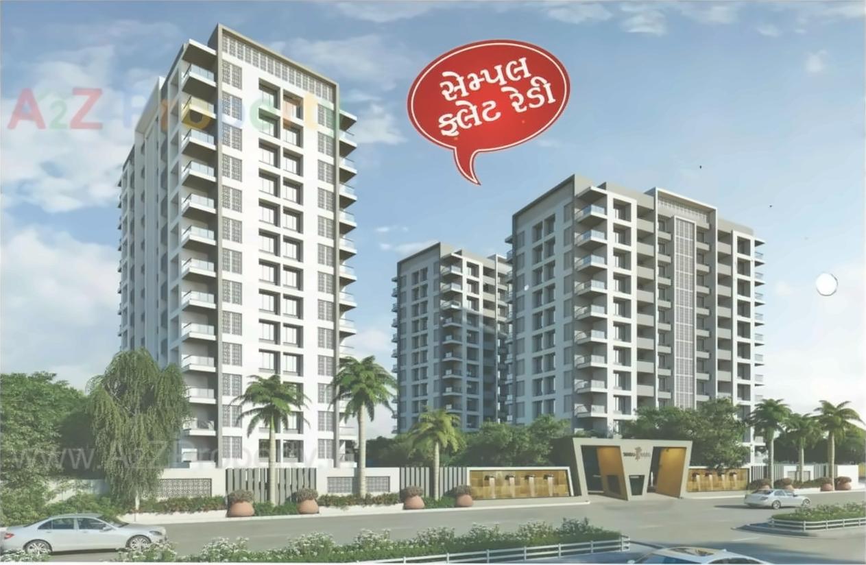 3D Elevation of real estate project Swaraj Heights located at Dabholi, Surat, Gujarat