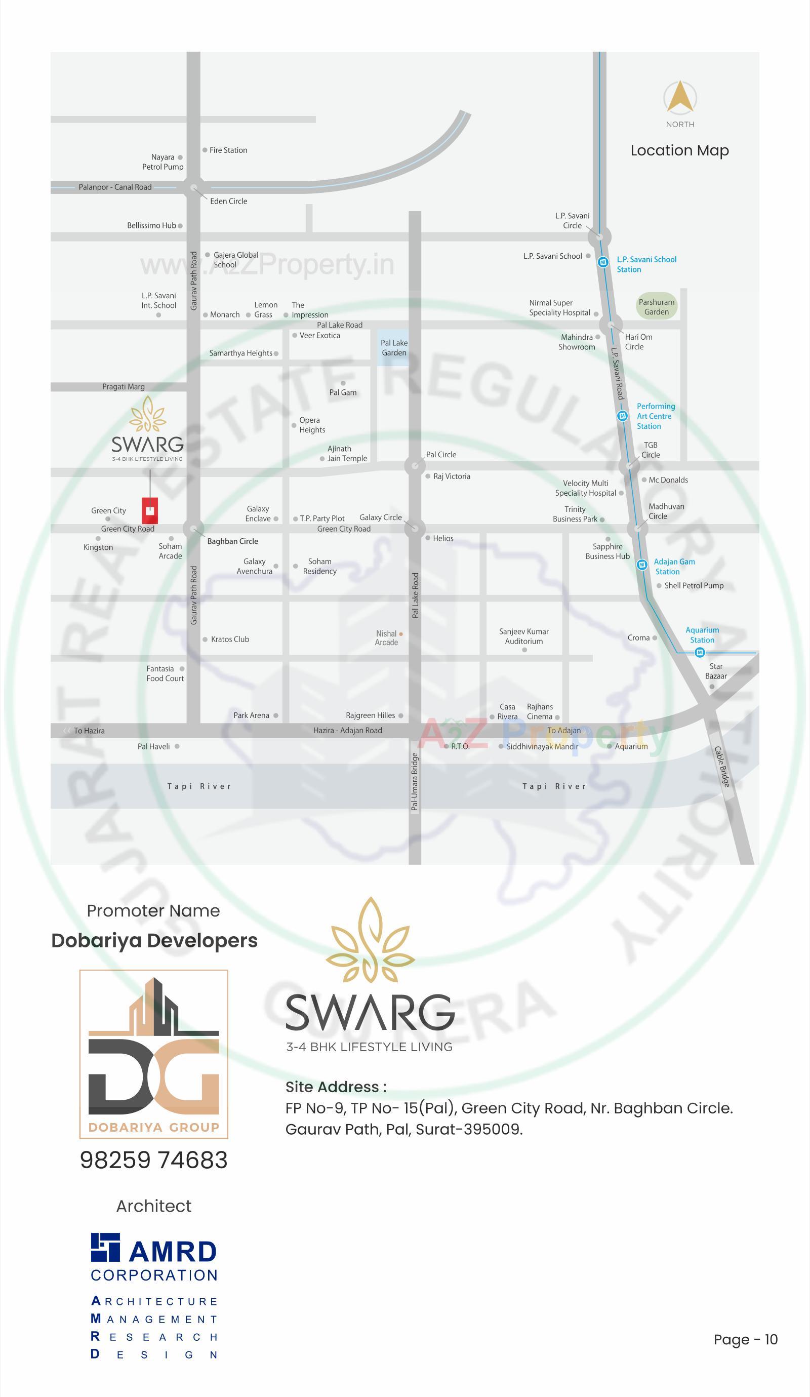  of real estate project Swarg located at Pal, Surat, Gujarat