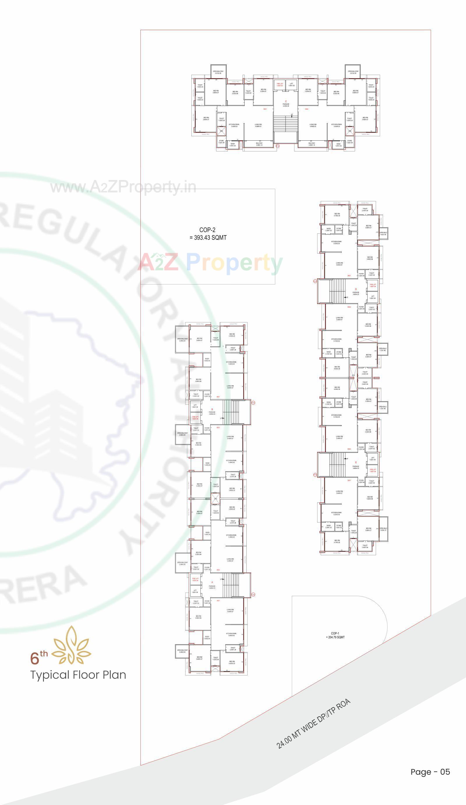 Layout of real estate project Swarg located at Pal, Surat, Gujarat