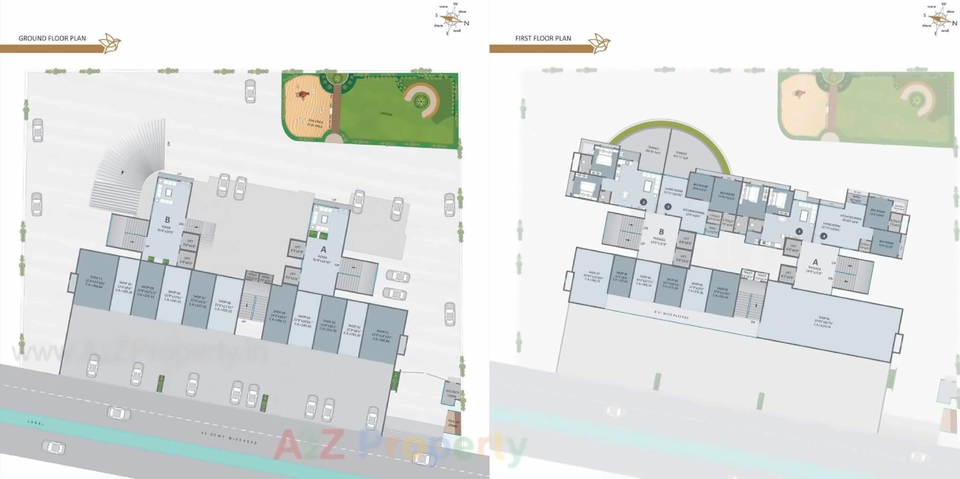 Layout of real estate project Swarna Lagom located at Surat, Surat, Gujarat