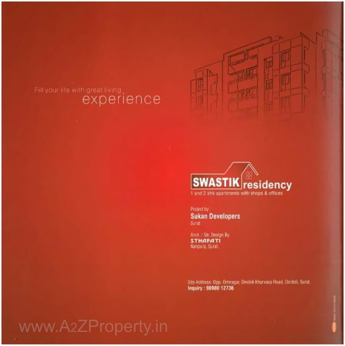  of real estate project Swastik Residency located at Dindoli, Surat, Gujarat
