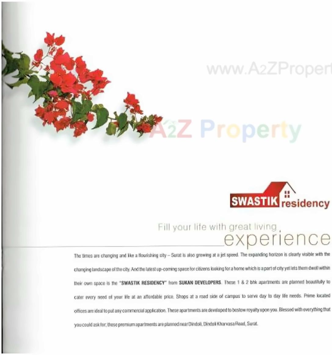  of real estate project Swastik Residency located at Dindoli, Surat, Gujarat