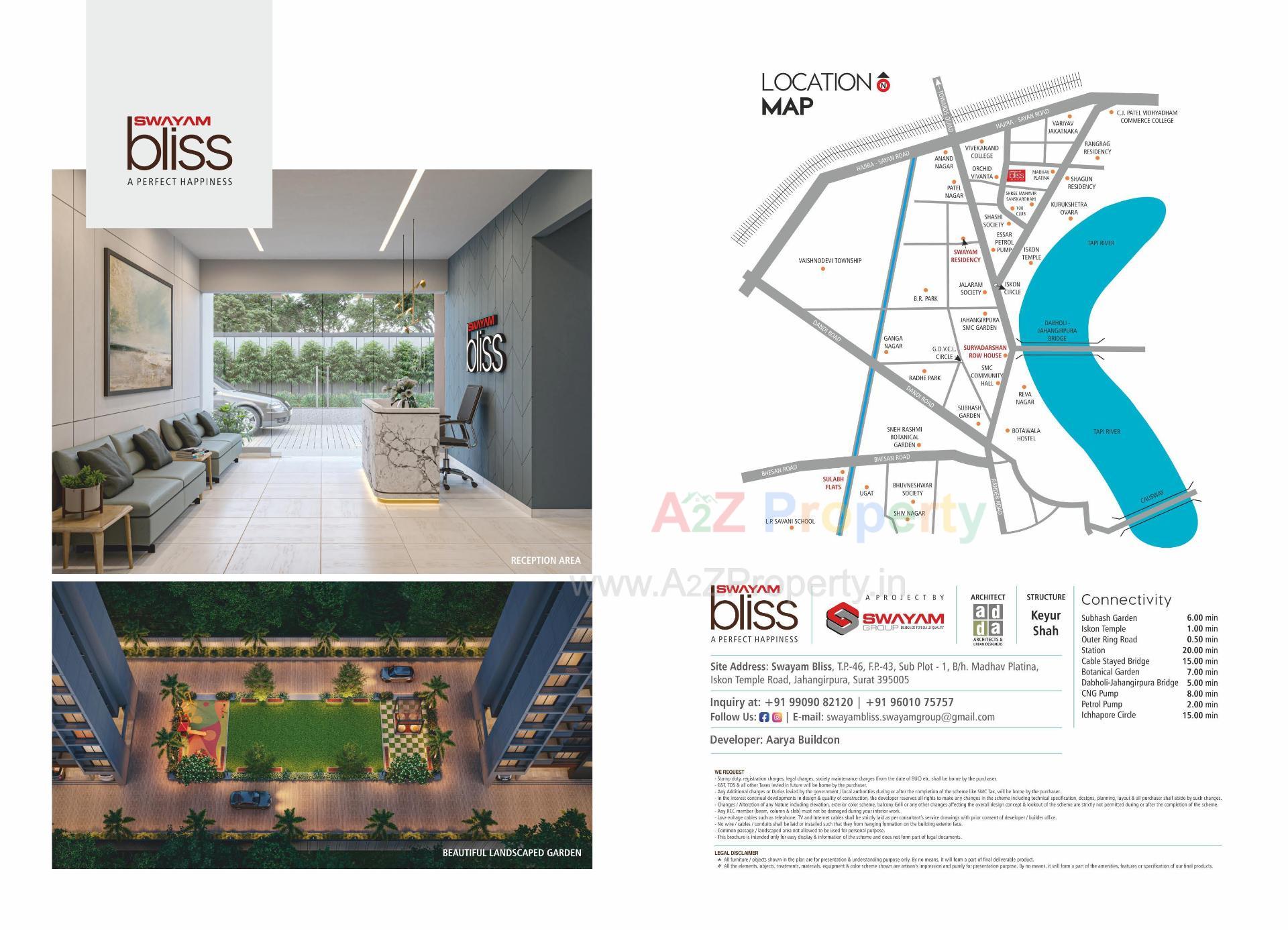  of real estate project Swayam Bliss located at Jahangirpura, Surat, Gujarat