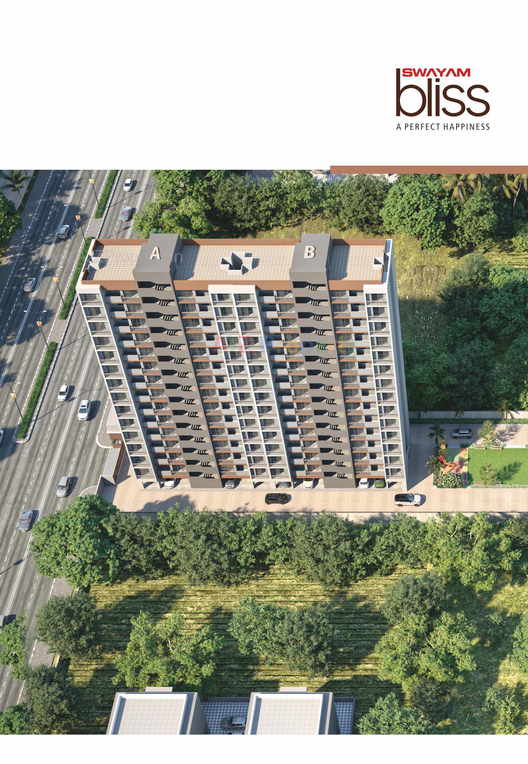 3D Elevation of real estate project Swayam Bliss located at Jahangirpura, Surat, Gujarat