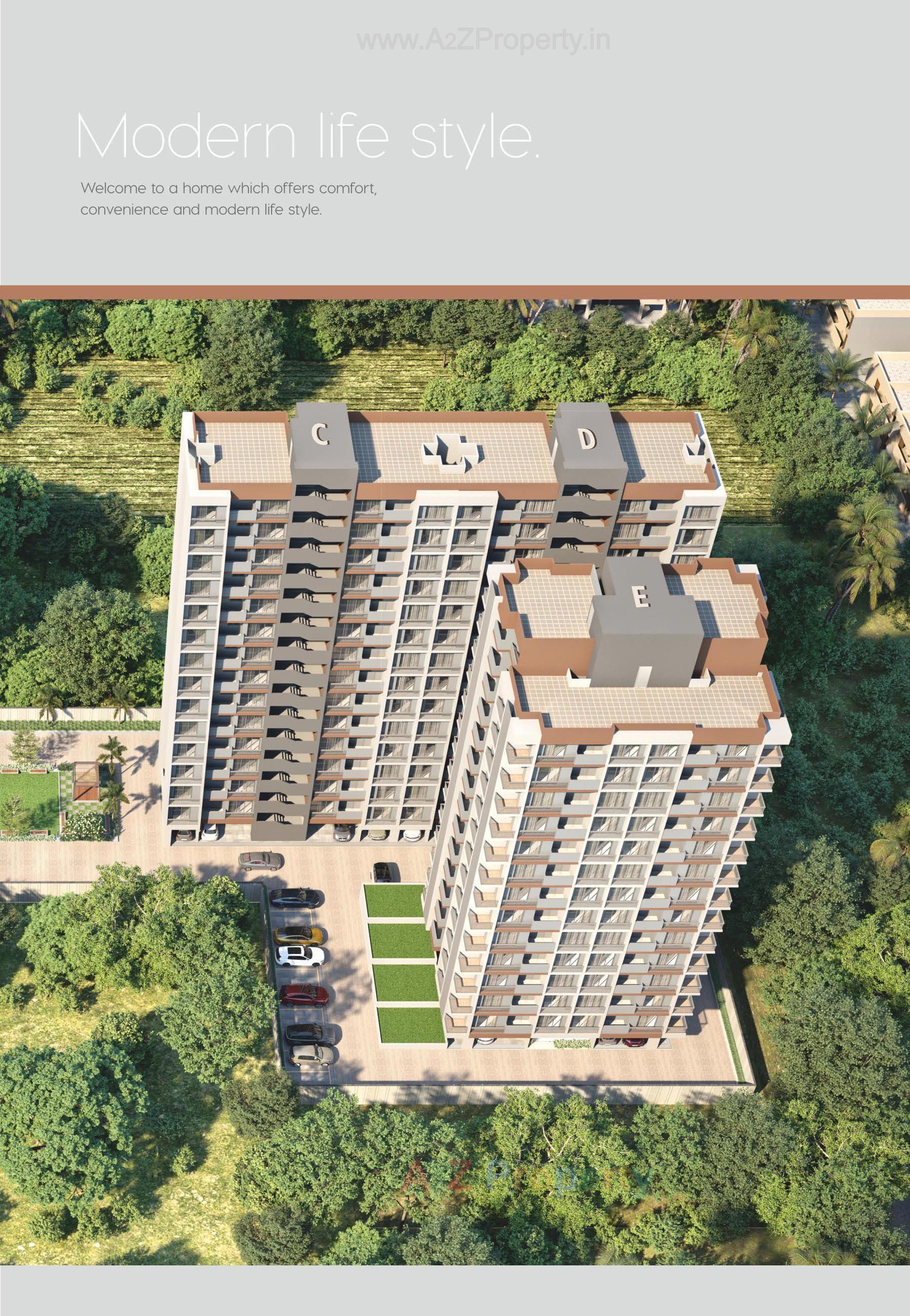 3D Elevation of real estate project Swayam Bliss located at Jahangirpura, Surat, Gujarat