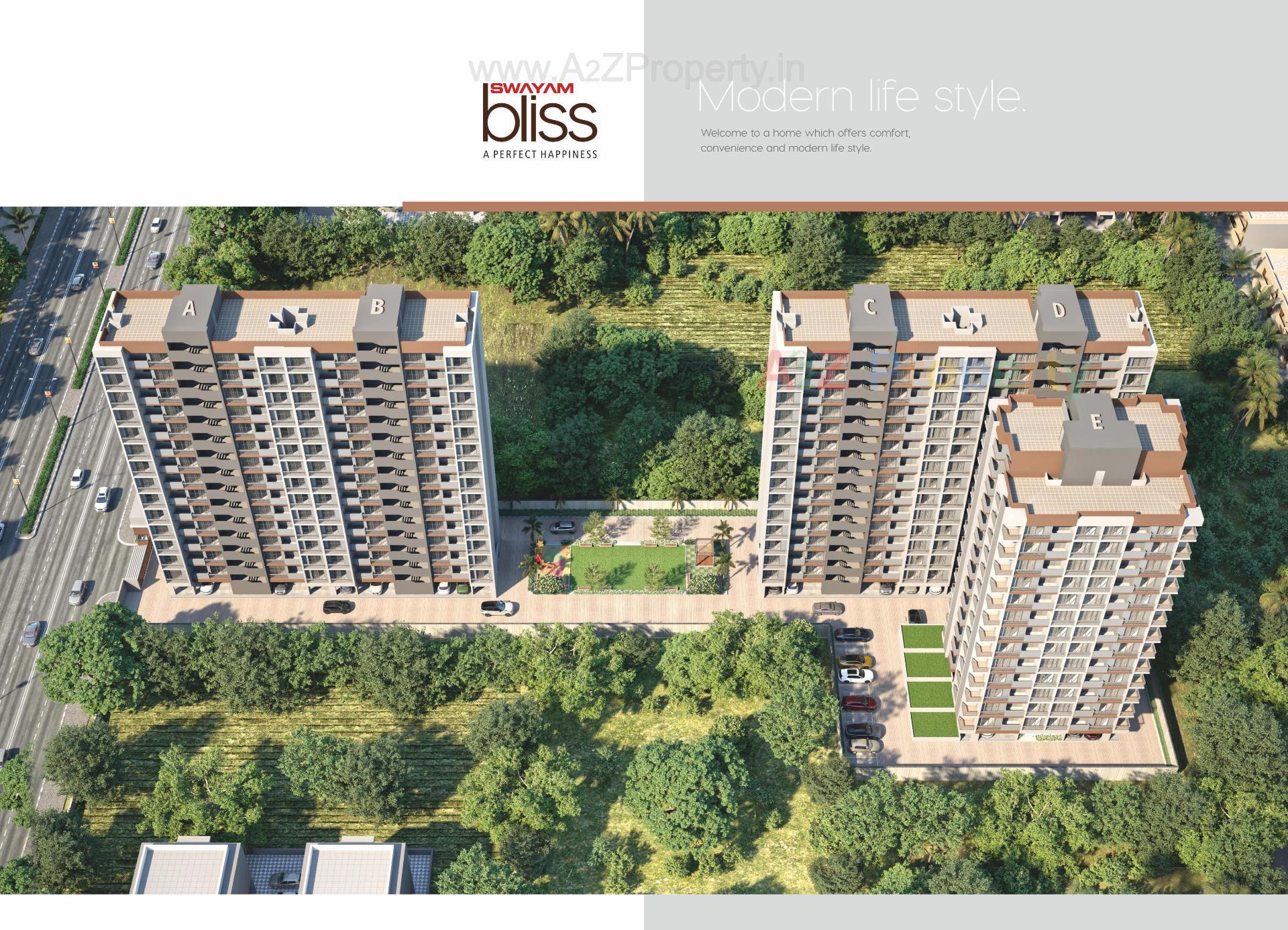 3D Elevation of real estate project Swayam Bliss located at Jahangirpura, Surat, Gujarat