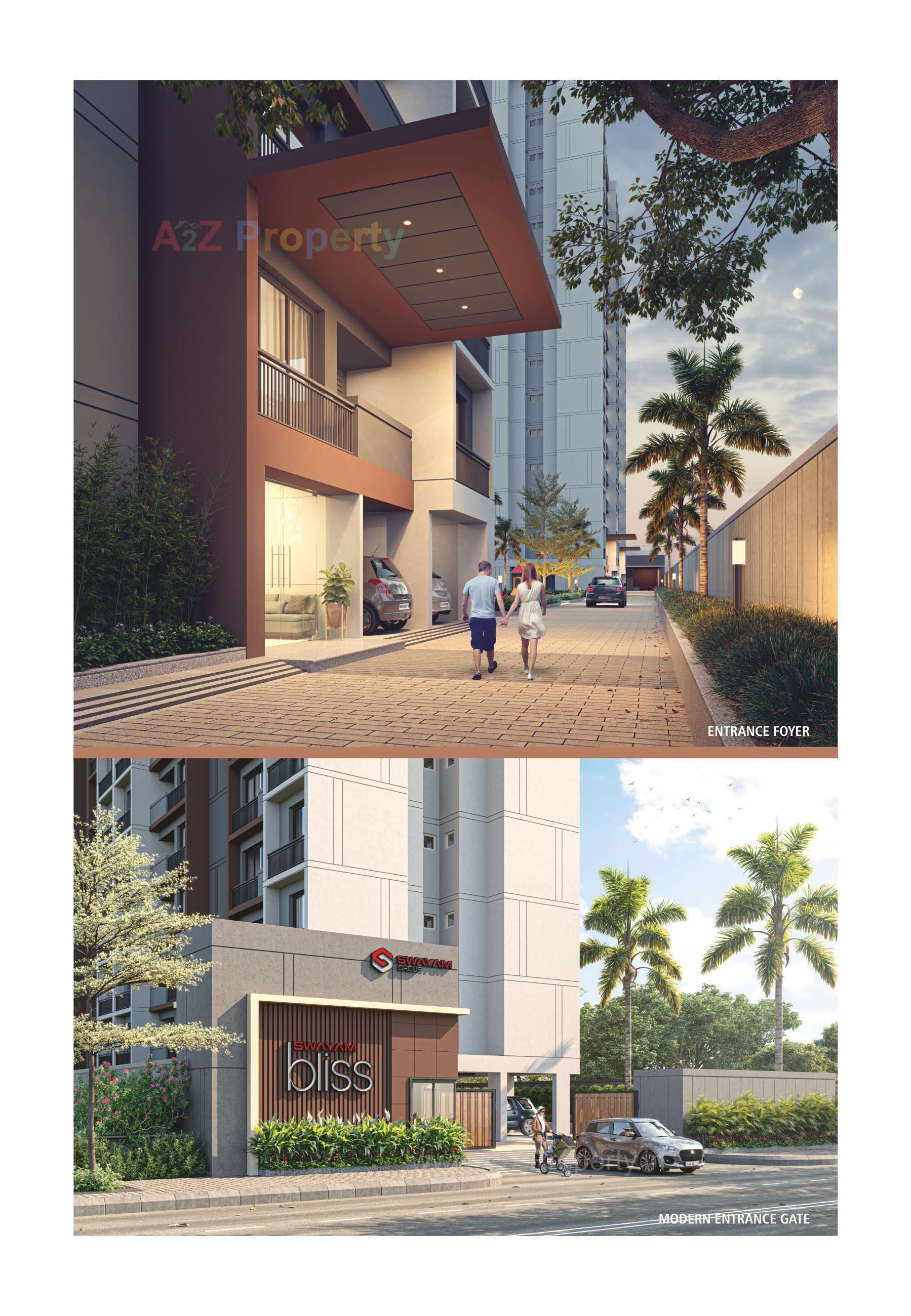 3D Elevation of real estate project Swayam Bliss located at Jahangirpura, Surat, Gujarat