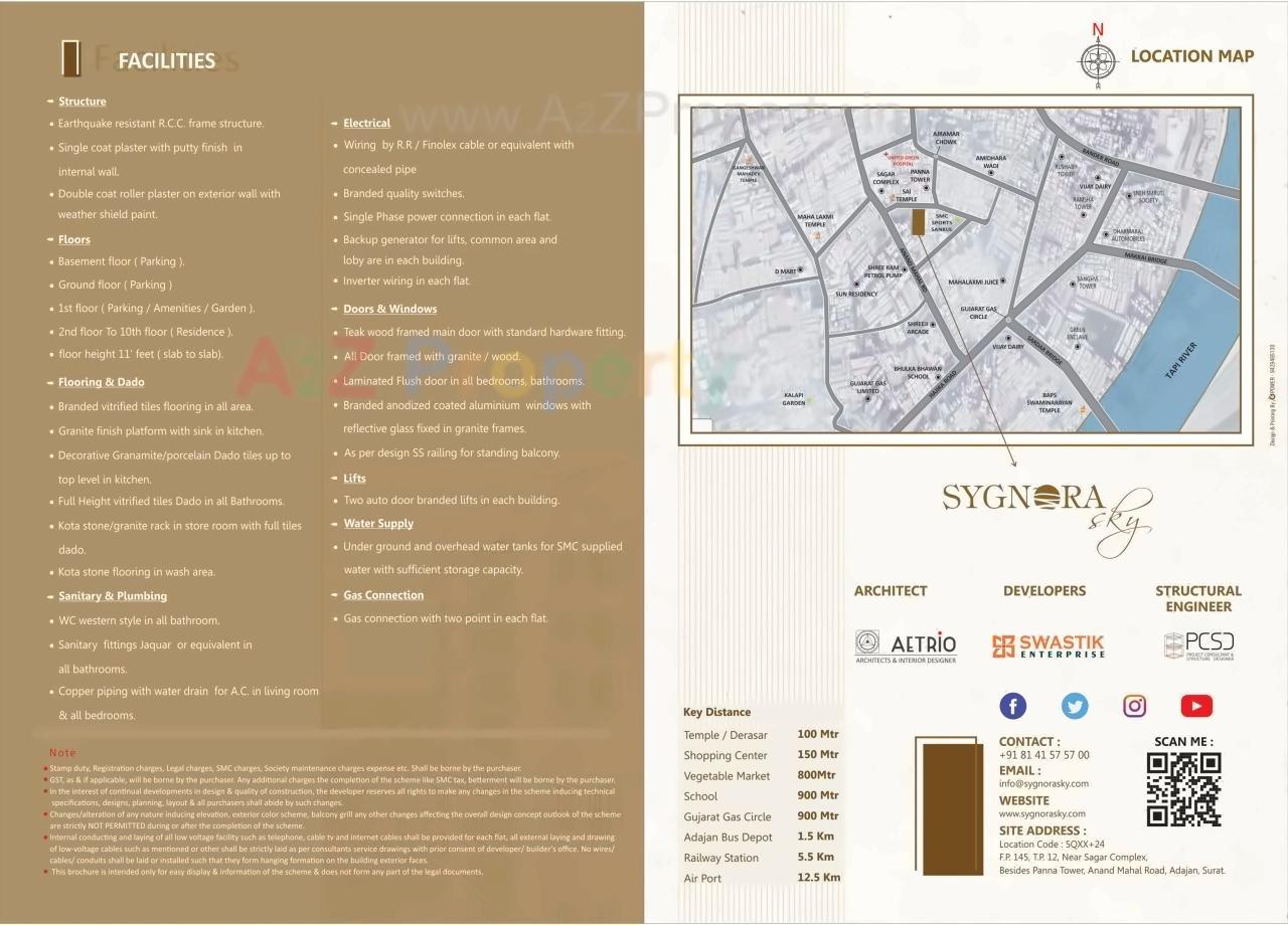 of real estate project Sygnora Sky located at Surat, Surat, Gujarat