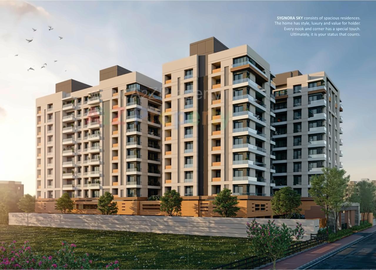 3D Elevation of real estate project Sygnora Sky located at Surat, Surat, Gujarat