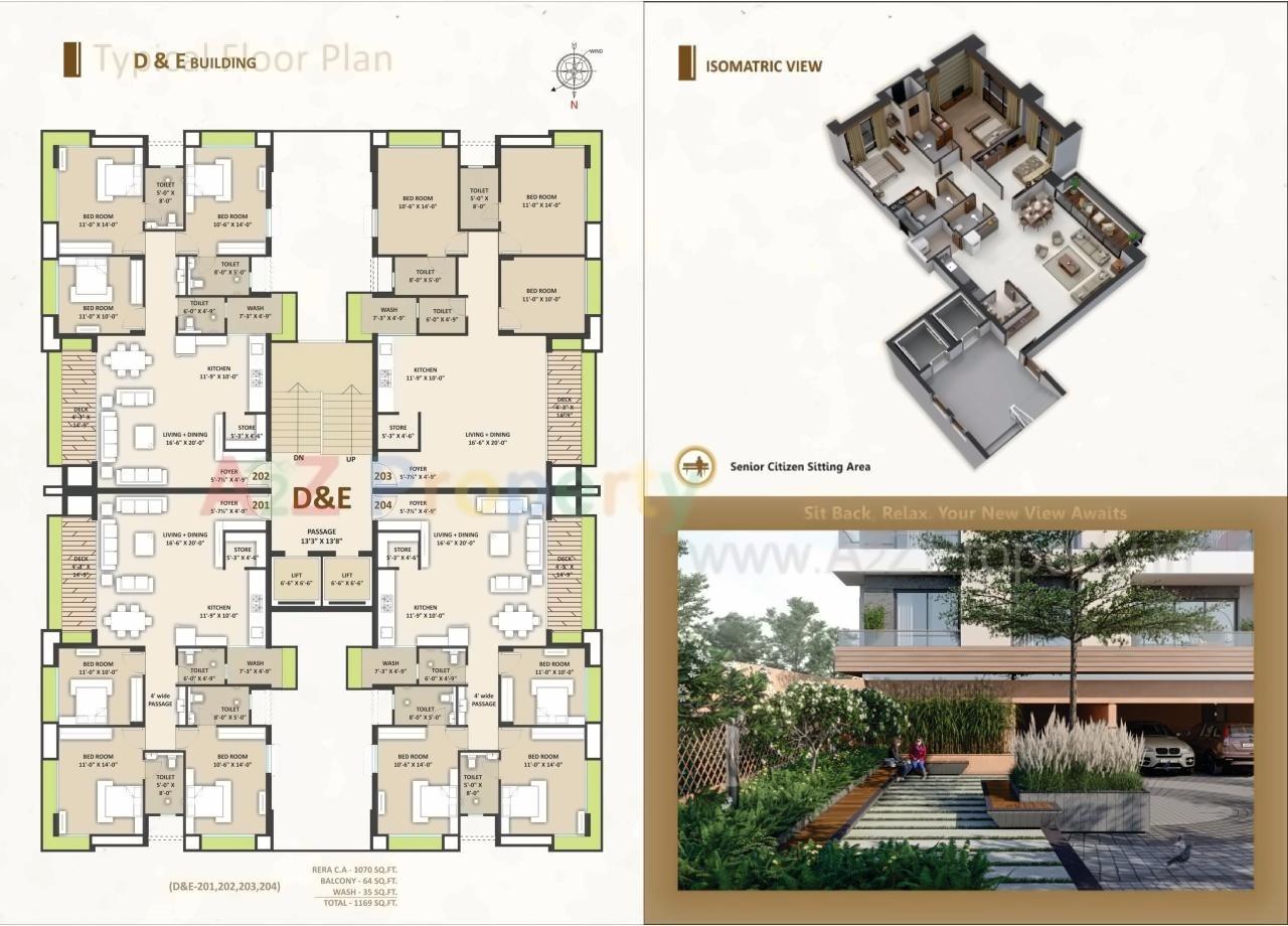 Layout of real estate project Sygnora Sky located at Surat, Surat, Gujarat