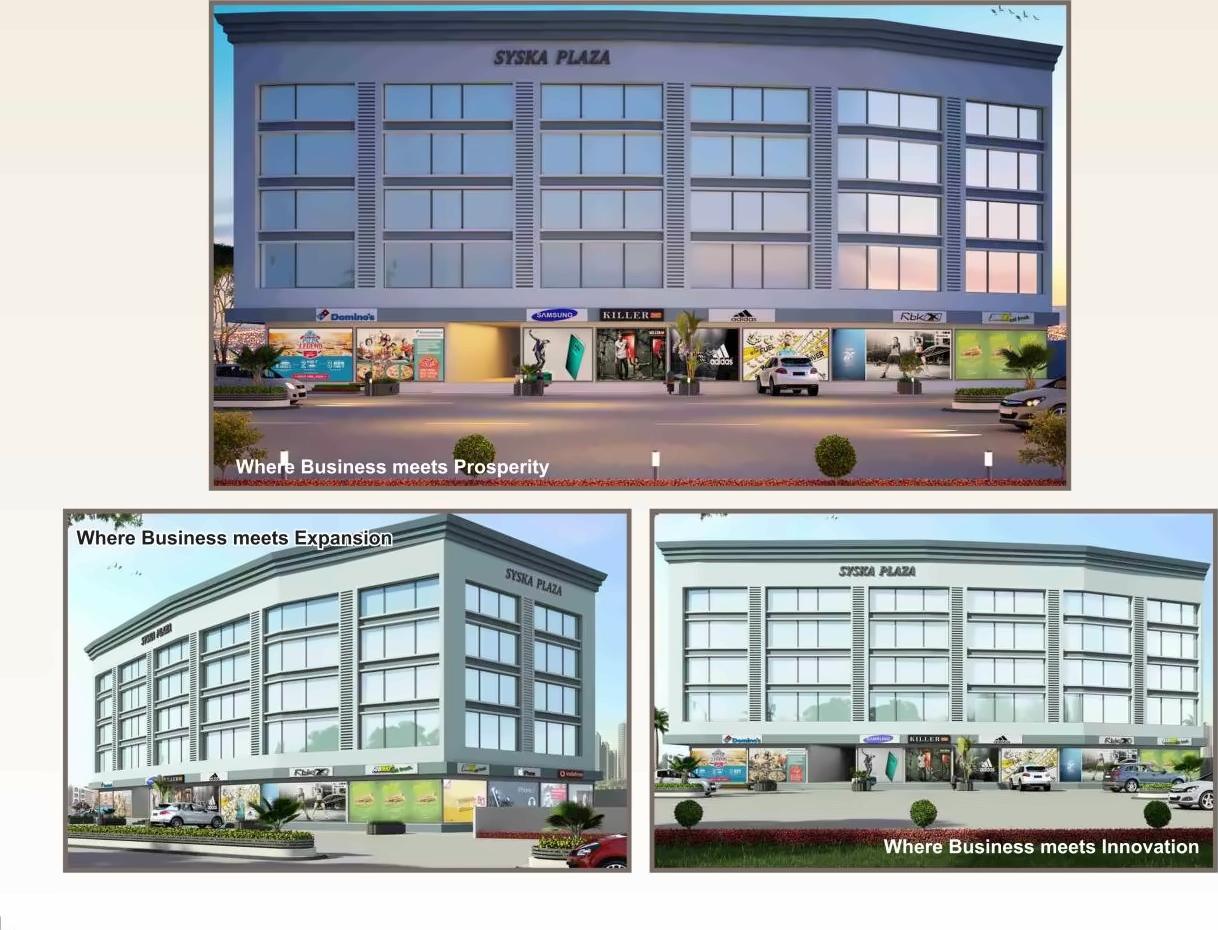 3D Elevation of real estate project Syska Plaza located at Surat, Surat, Gujarat