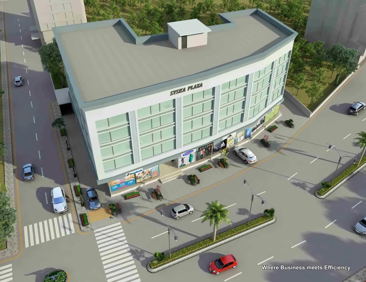 3D Elevation of real estate project Syska Plaza located at Surat, Surat, Gujarat