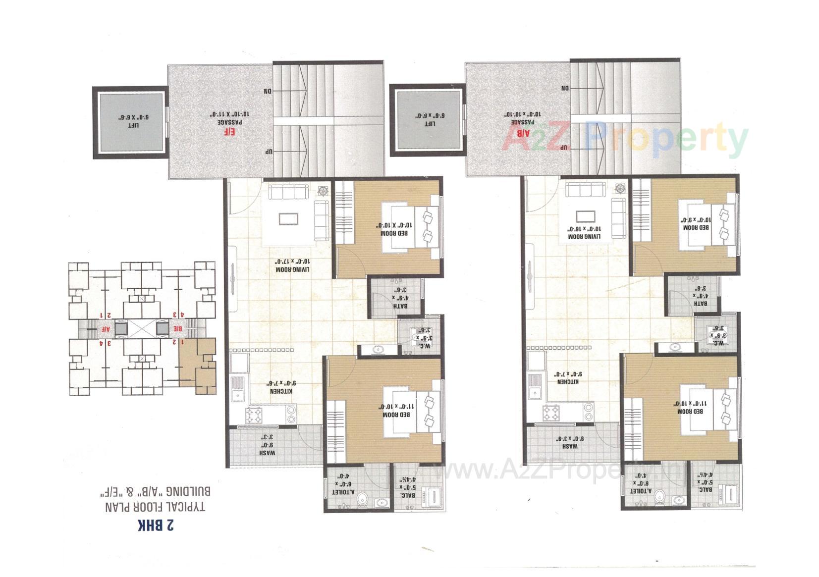 Layout of real estate project Takshashila Heights       A+b located at Surat, Surat, Gujarat