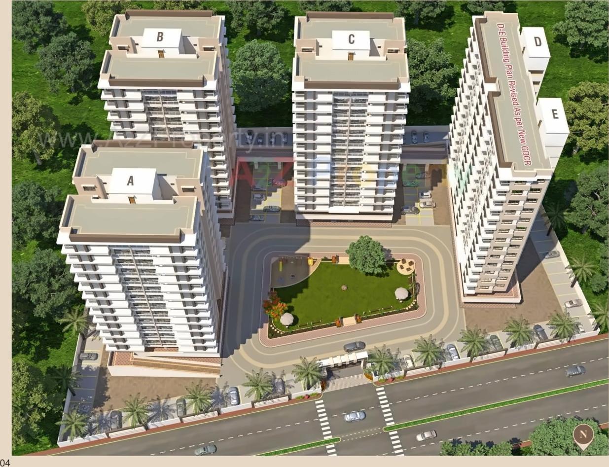 3D Elevation of real estate project Tapi Enclave located at Surat, Surat, Gujarat