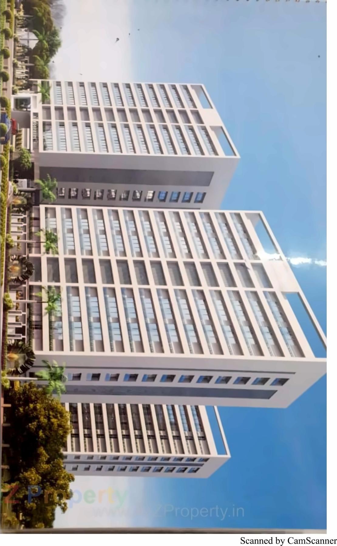 3D Elevation of real estate project The Atmosphere located at Vesu, Surat, Gujarat