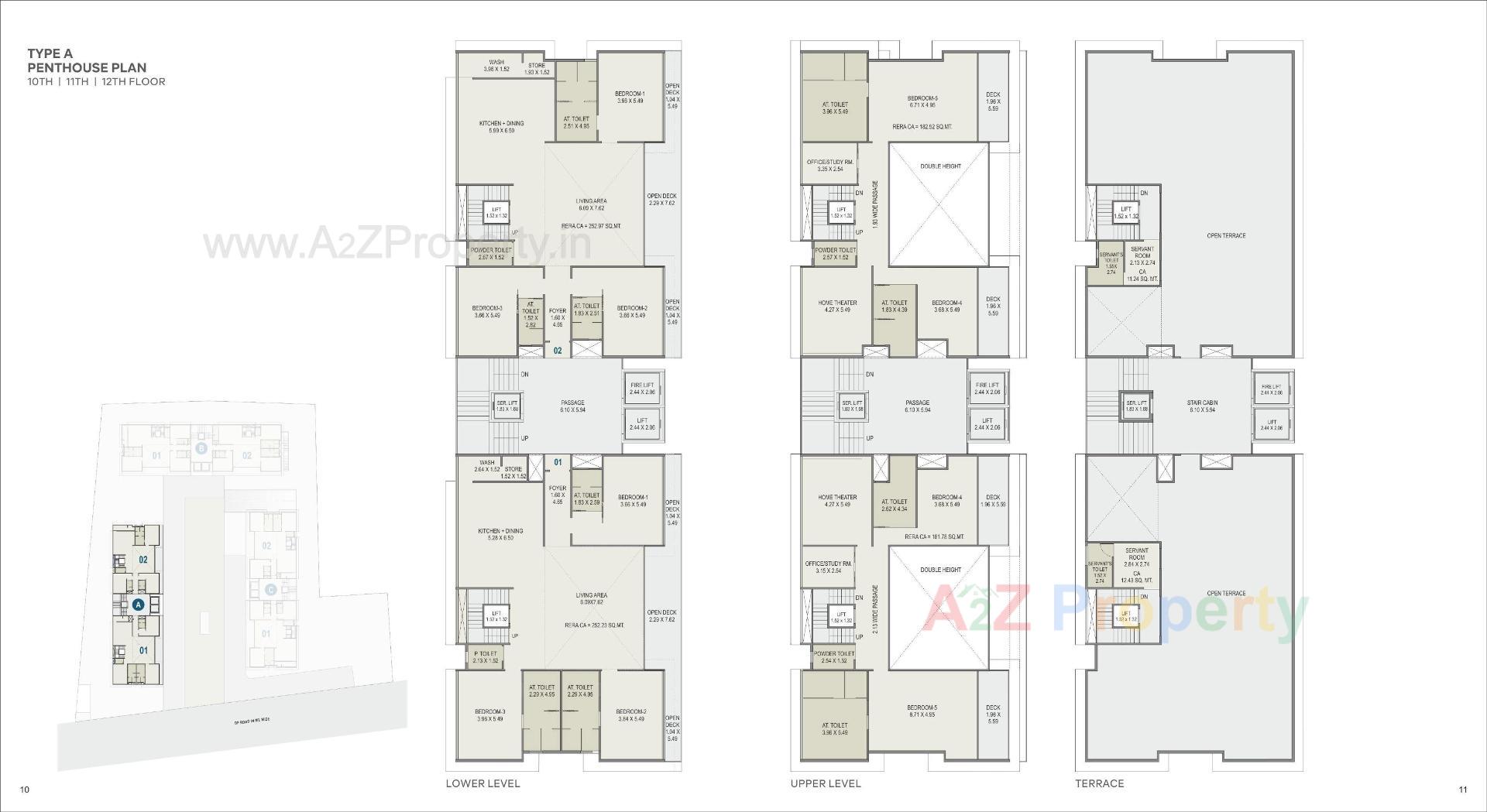 Layout of real estate project The Boulevard Homes located at Dumas, Surat, Gujarat