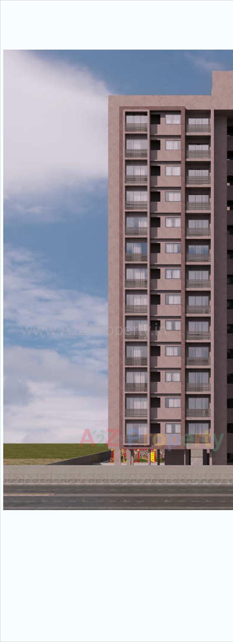 3D Elevation of real estate project The Capital located at Palanpor, Surat, Gujarat