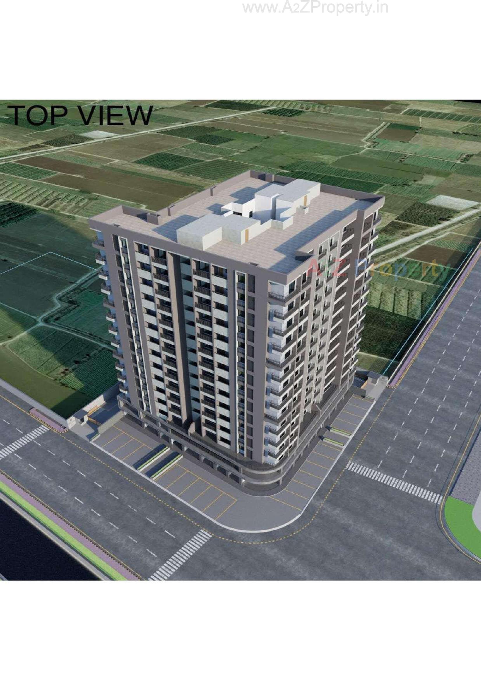 3D Elevation of real estate project The Centrum located at Jahangirabad, Surat, Gujarat