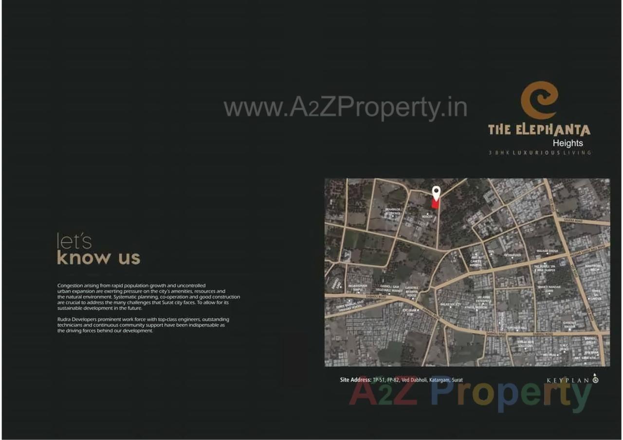  of real estate project The Elephanta Heights located at Dabholi, Surat, Gujarat