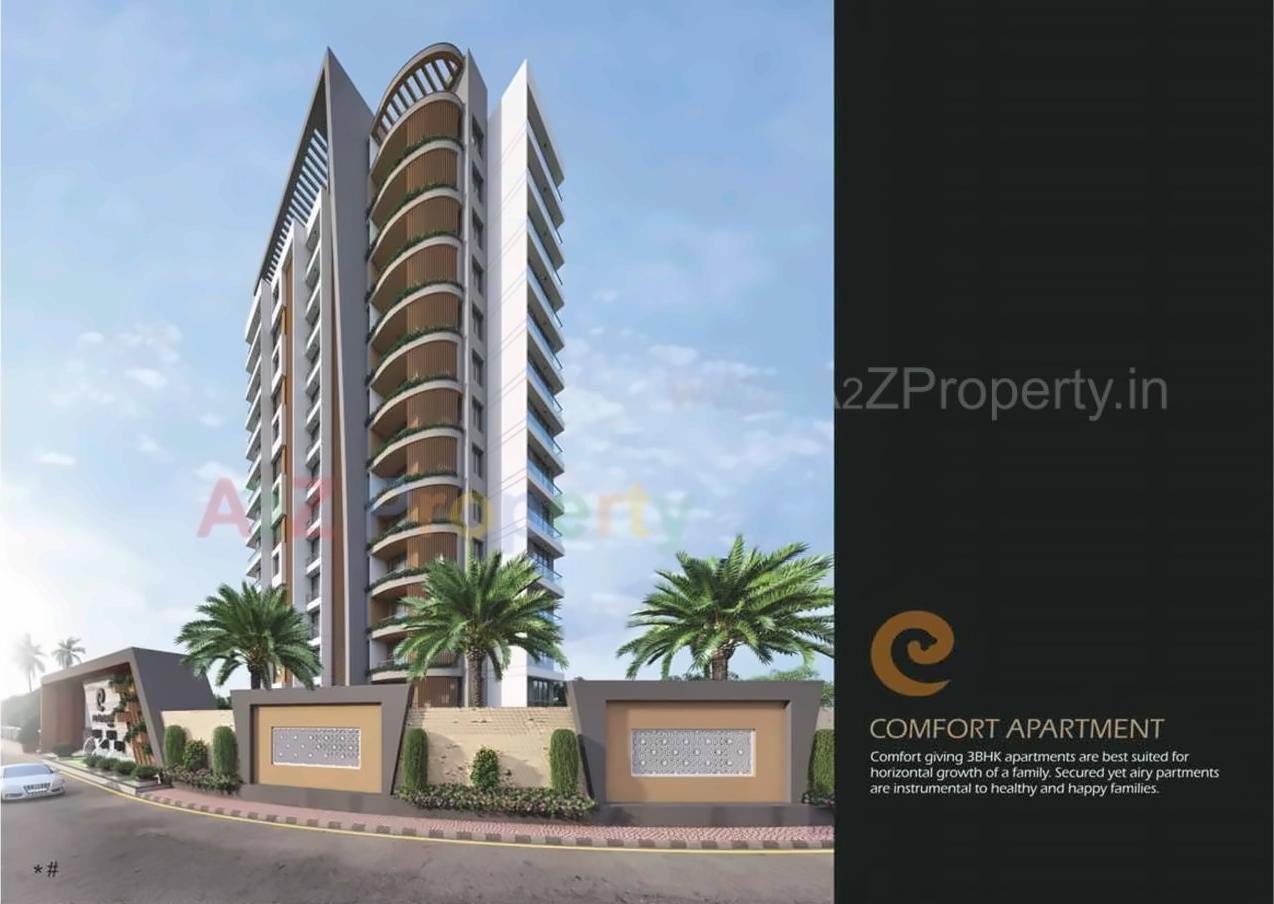 3D Elevation of real estate project The Elephanta Heights located at Dabholi, Surat, Gujarat