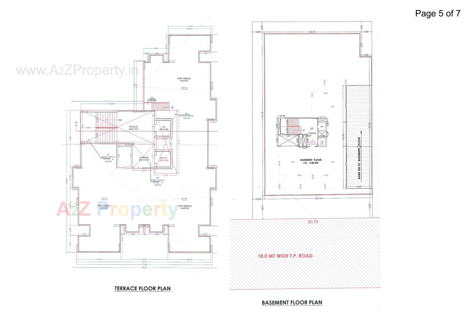 Layout of real estate project The Florida located at Palanpor, Surat, Gujarat