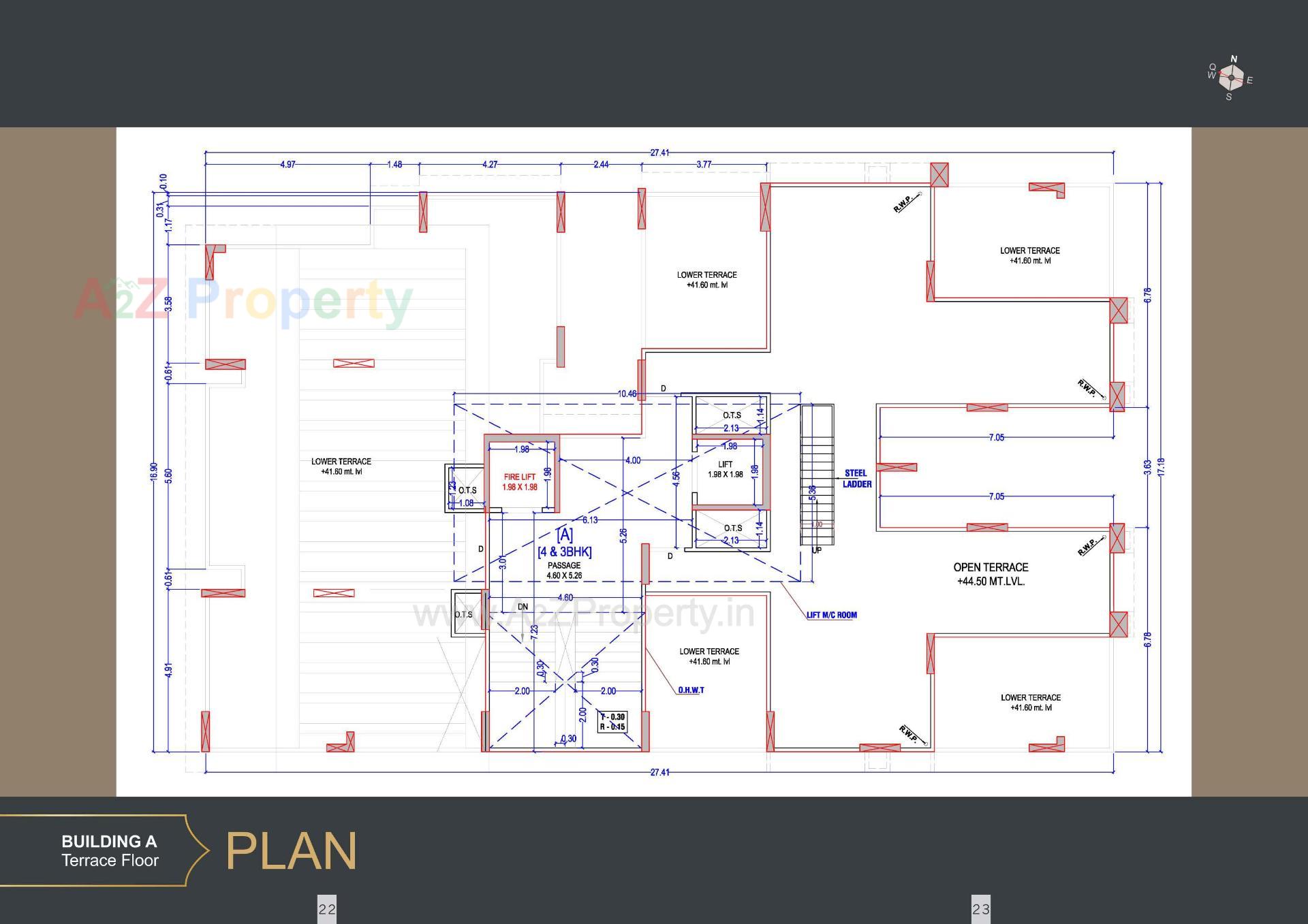  of real estate project The Grand Malabar located at Rander, Surat, Gujarat