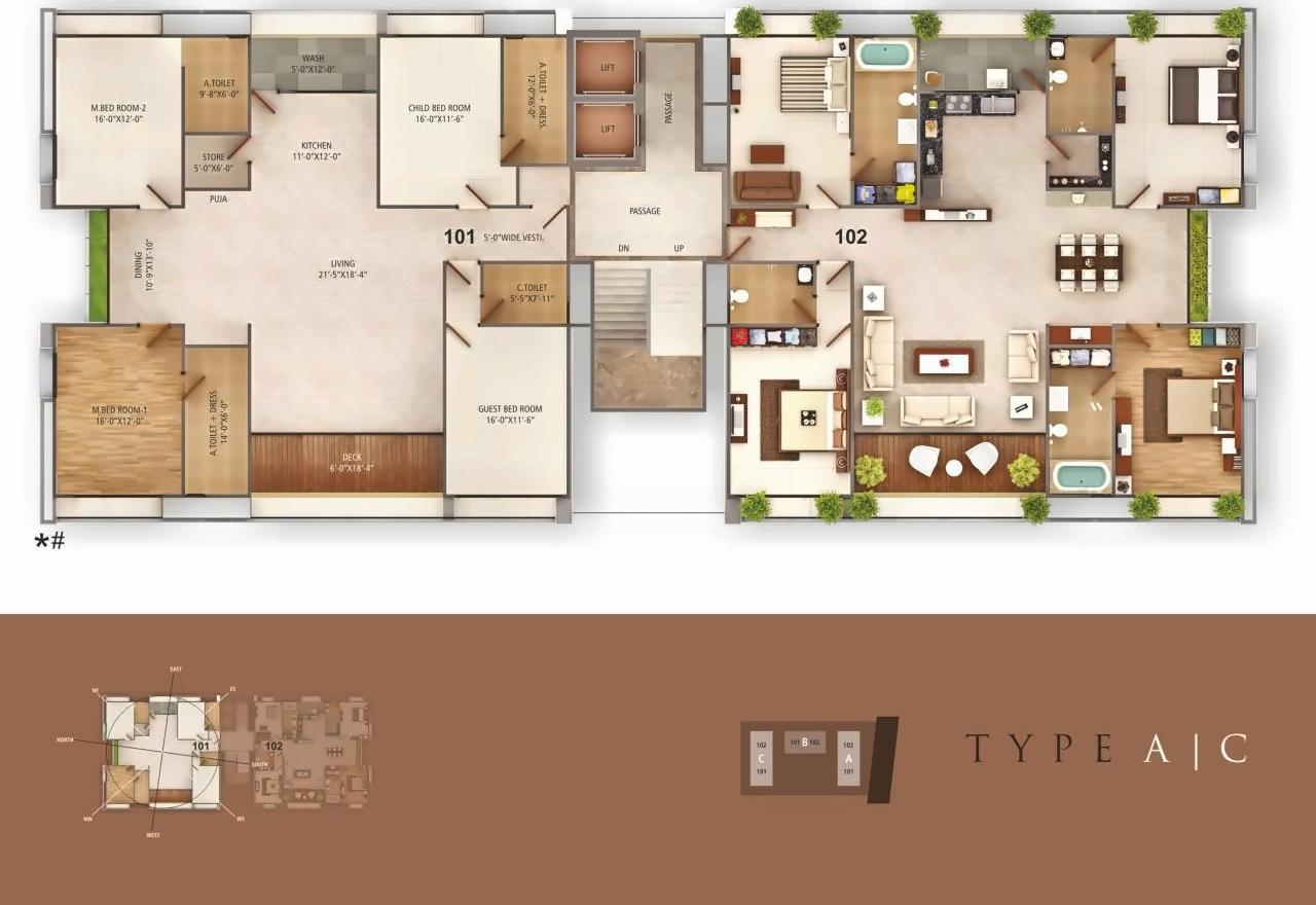 Layout of real estate project The Legend located at Surat, Surat, Gujarat