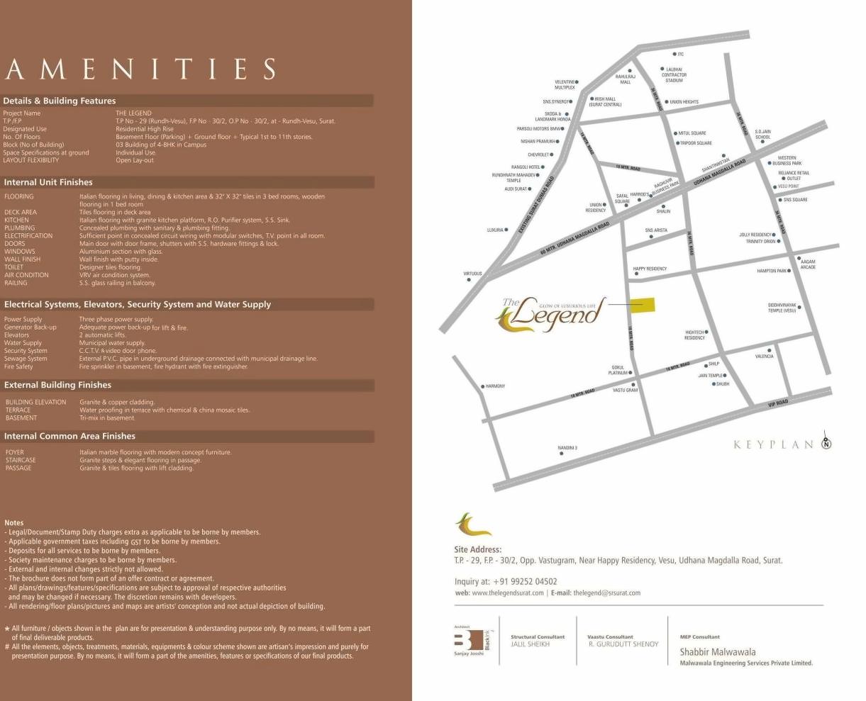  of real estate project The Legend located at Surat, Surat, Gujarat