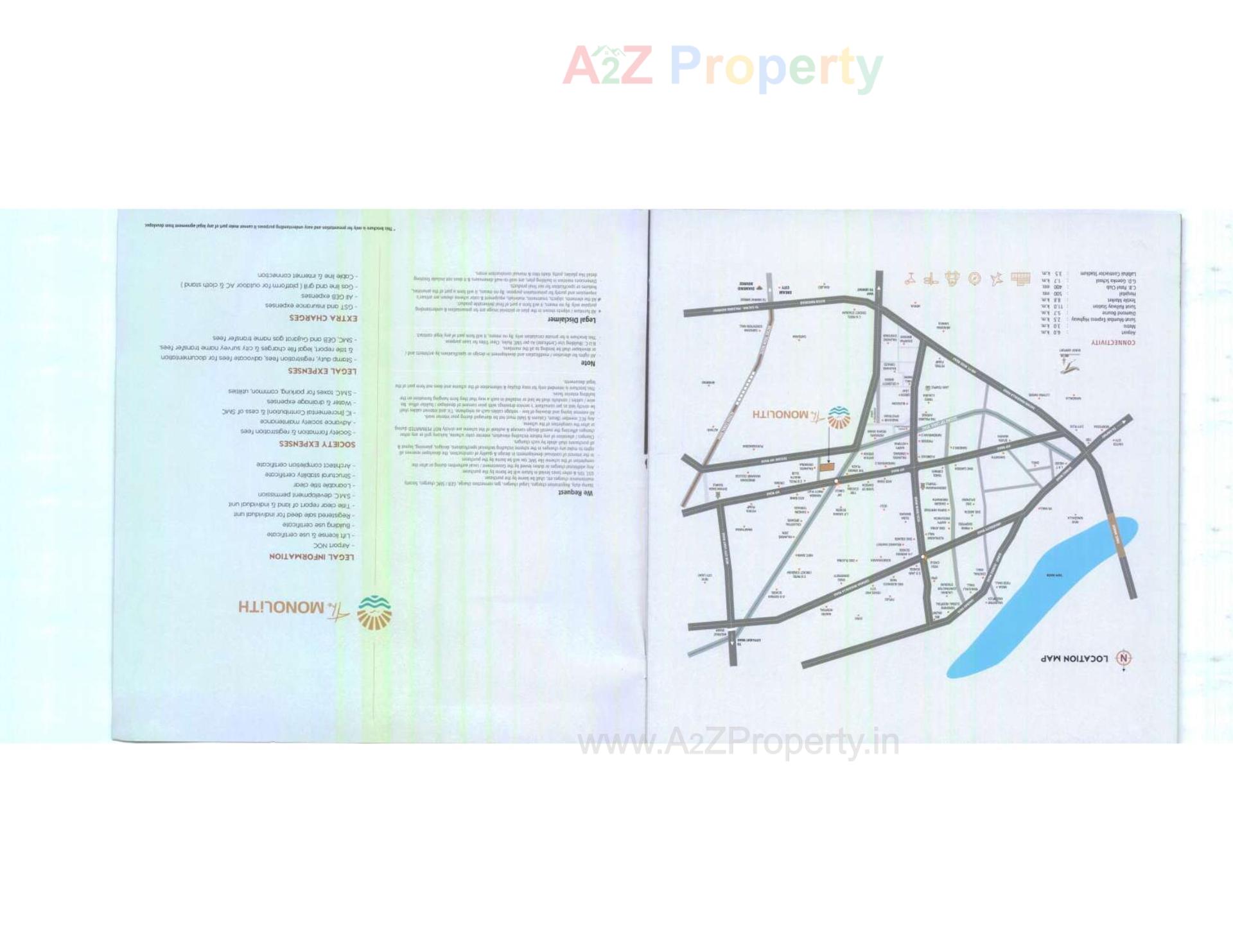  of real estate project The Monolith located at Vesu, Surat, Gujarat