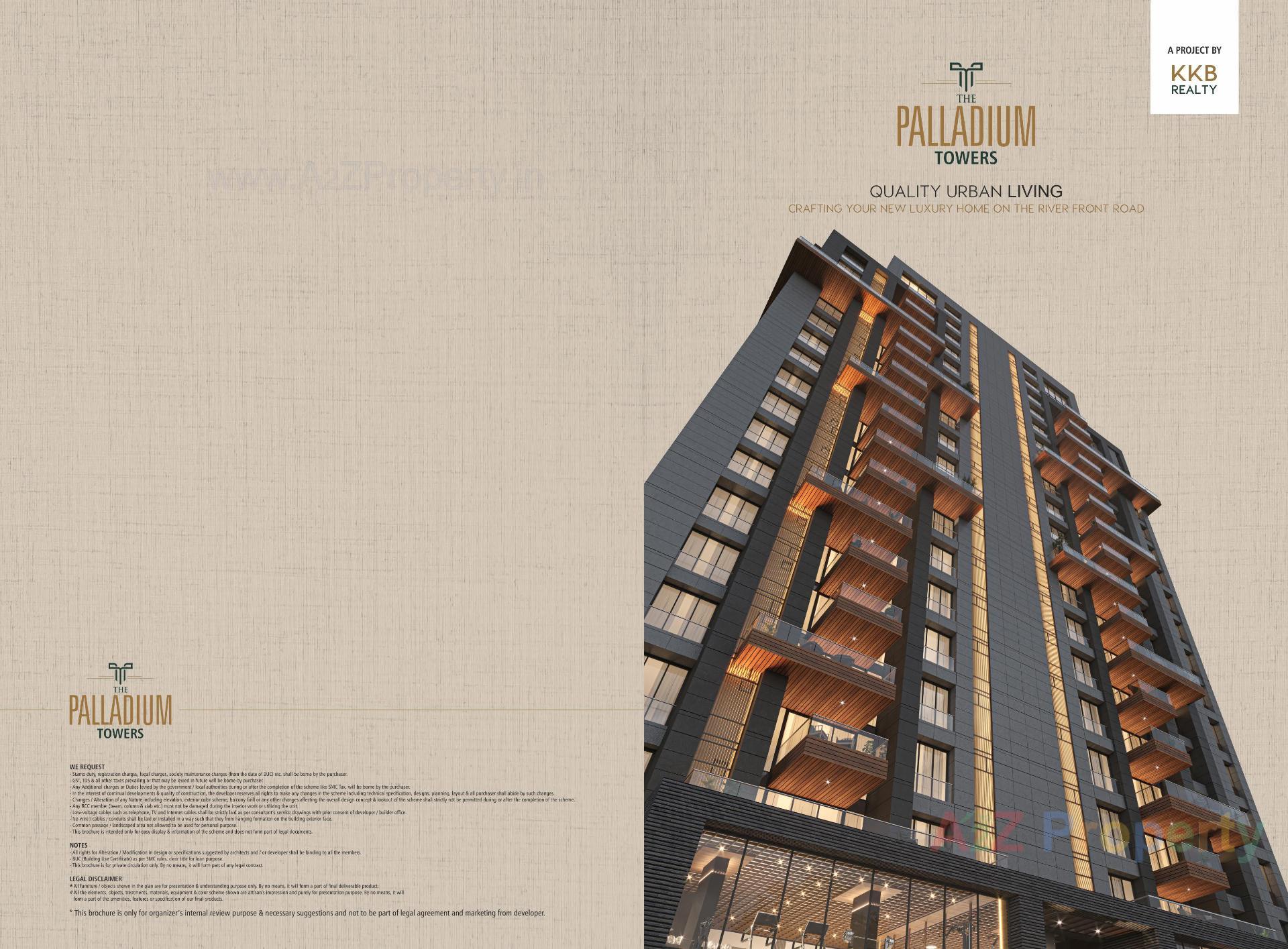  of real estate project The Palladium Towers located at Piplod, Surat, Gujarat