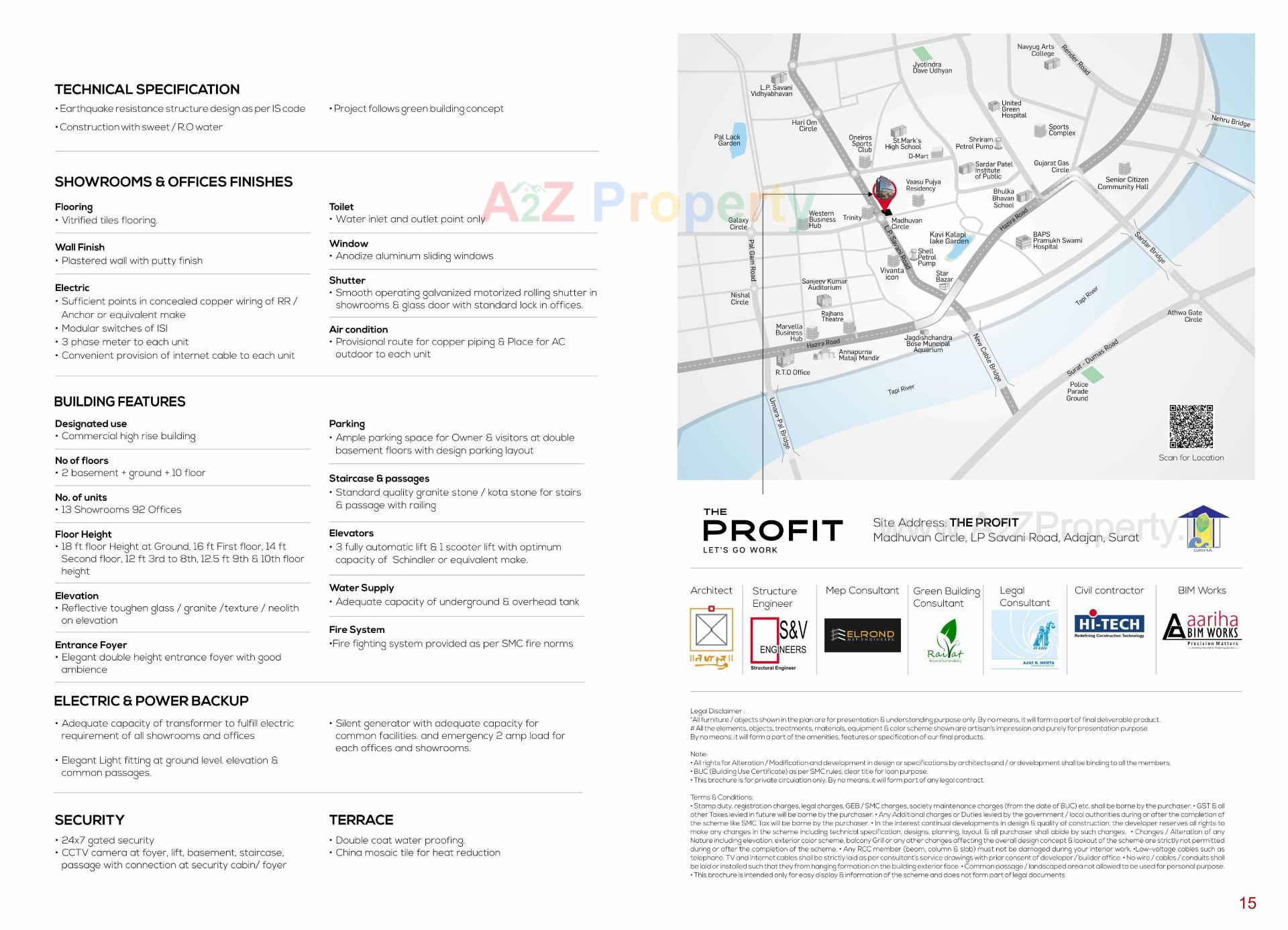  of real estate project The Profit located at Adajan, Surat, Gujarat