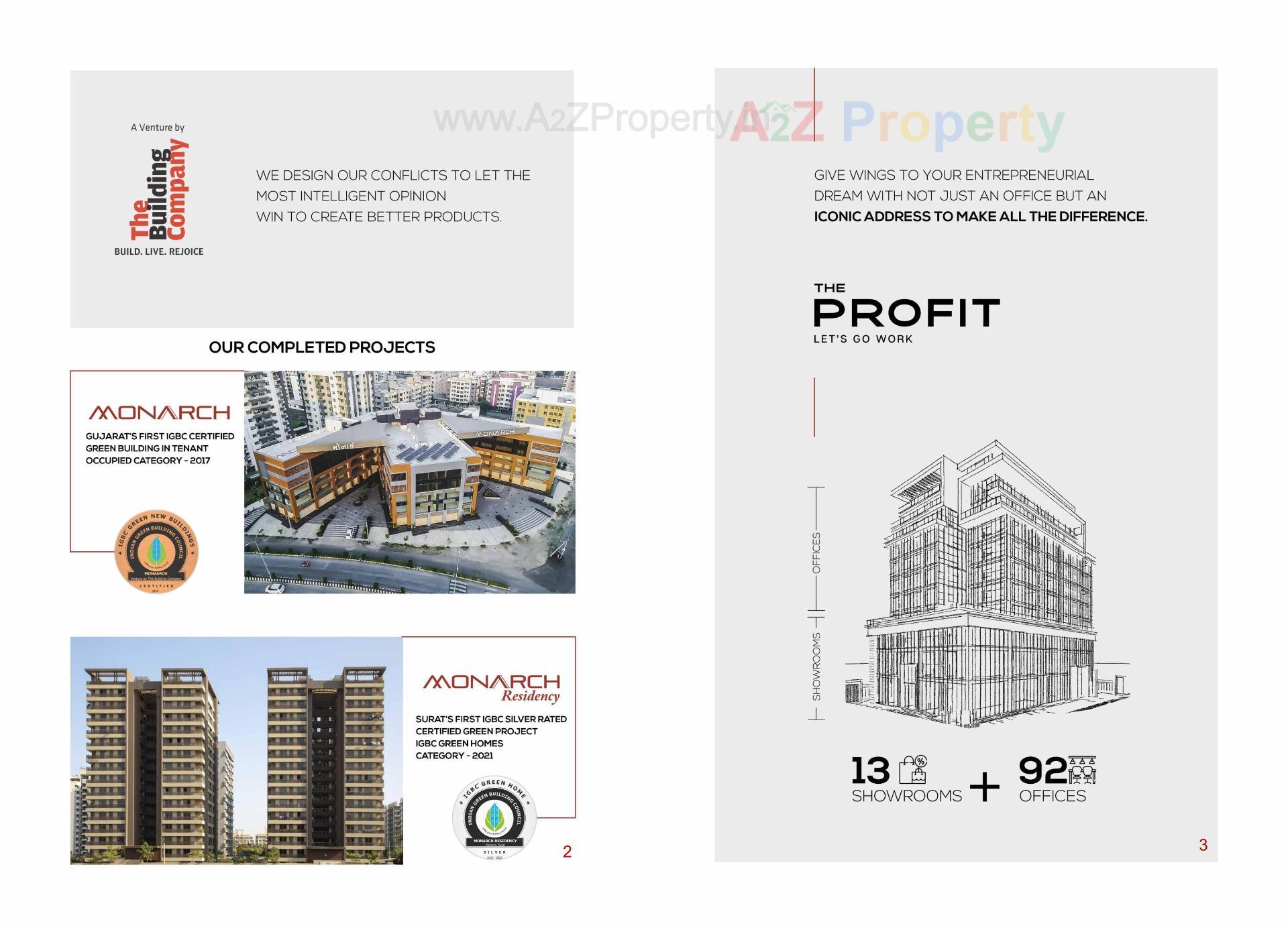  of real estate project The Profit located at Adajan, Surat, Gujarat
