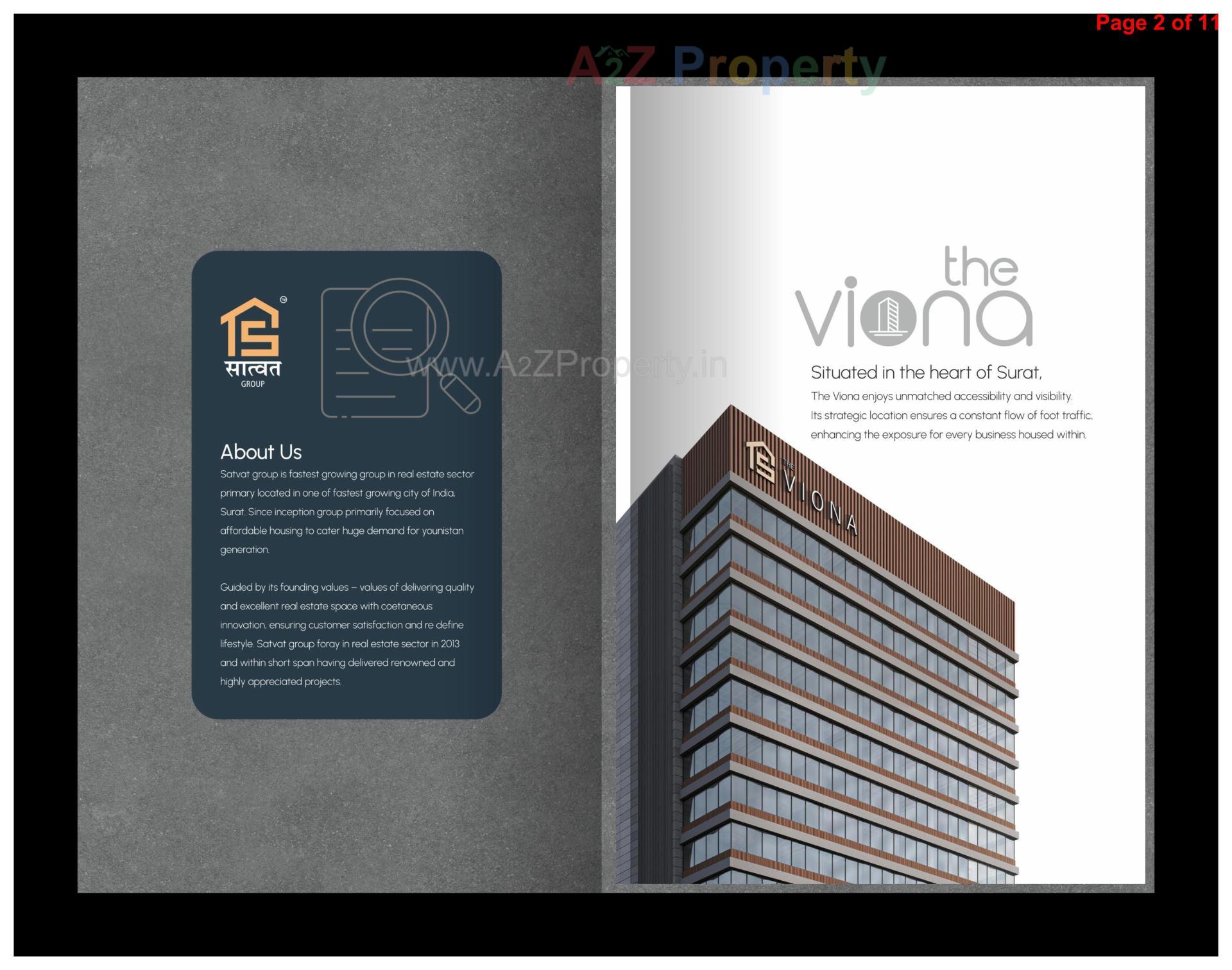  of real estate project The Viona located at Pal, Surat, Gujarat