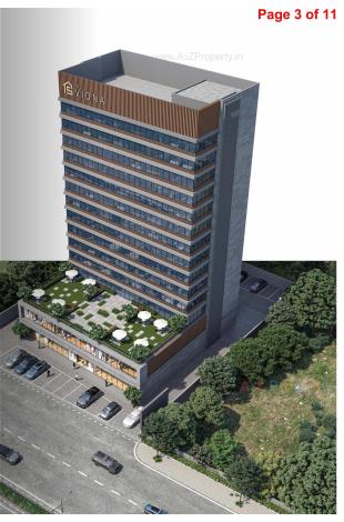 Elevation of real estate project The Viona located at Pal, Surat, Gujarat