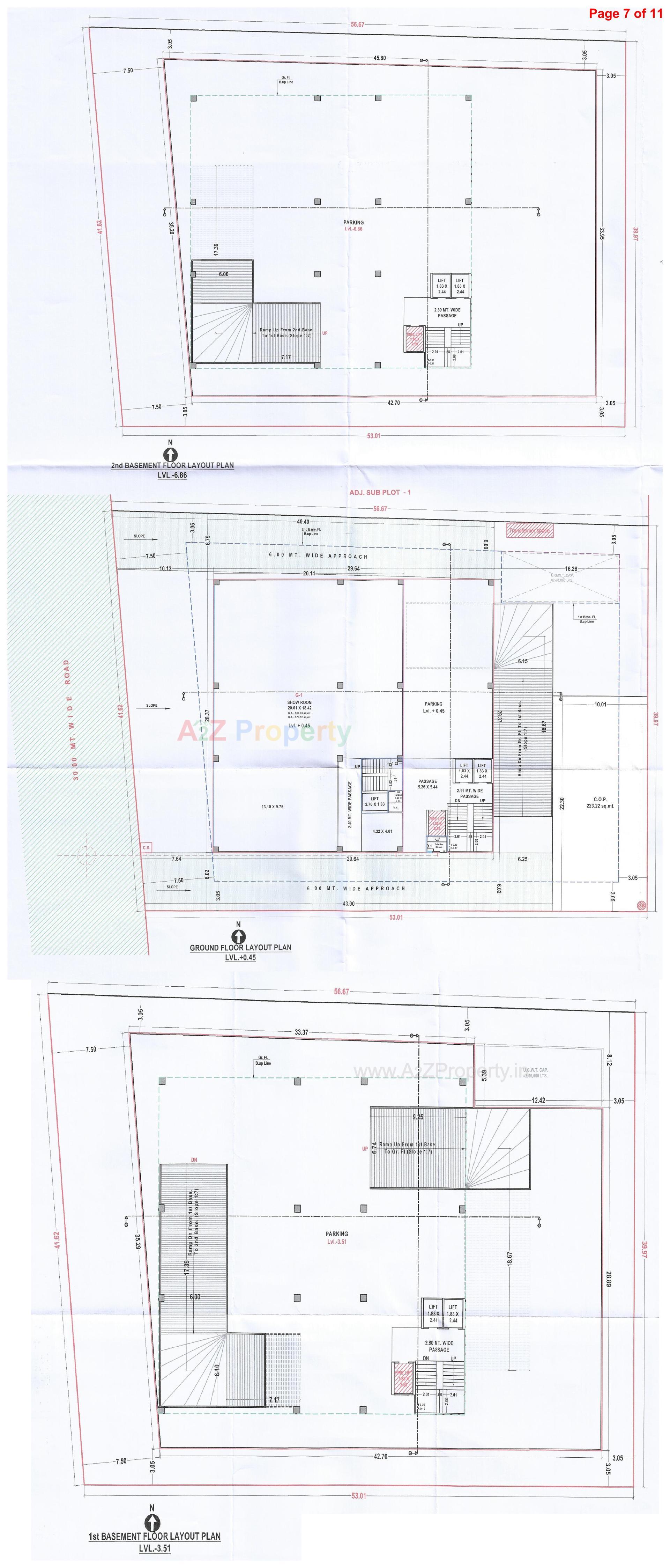 Layout of real estate project The Viona located at Pal, Surat, Gujarat