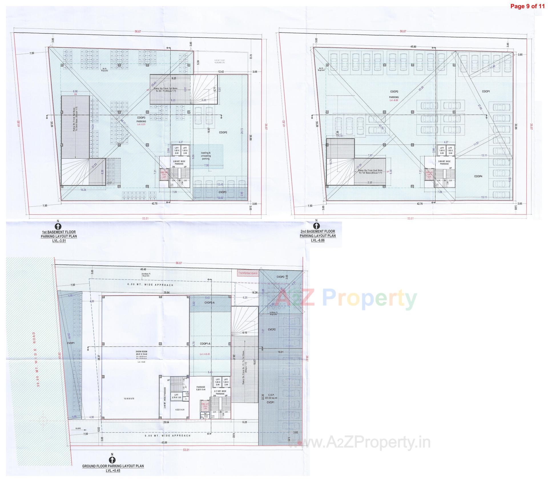 Layout of real estate project The Viona located at Pal, Surat, Gujarat