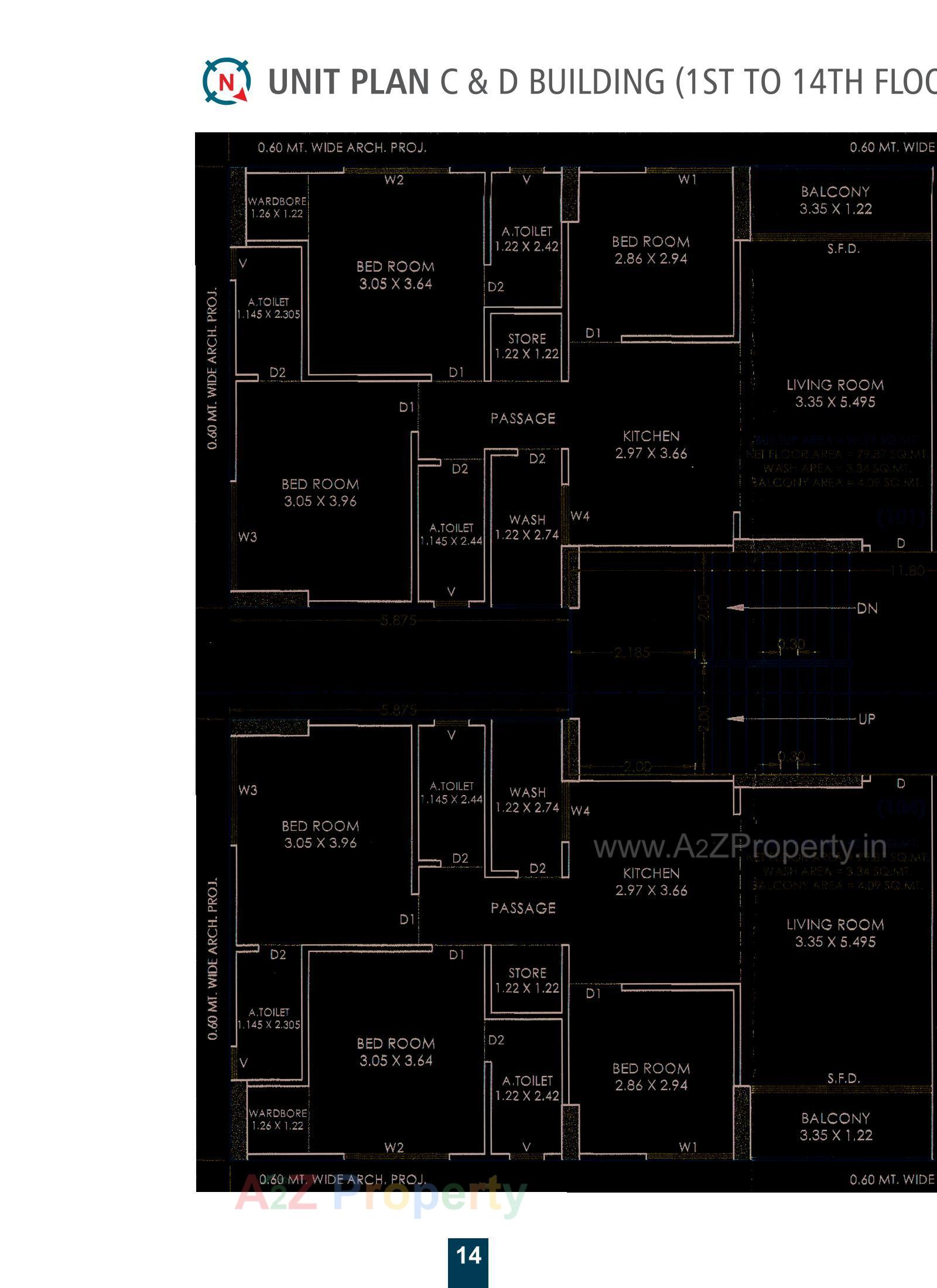 Layout of real estate project Tilak Heritage located at Mota Varachha, Surat, Gujarat