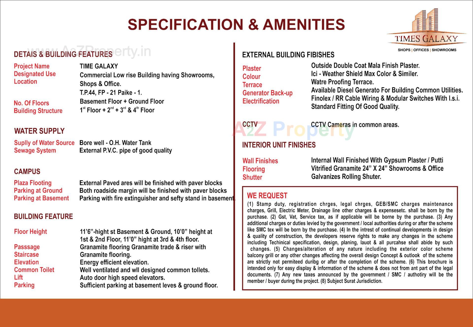  of real estate project Times Galaxy located at Surat, Surat, Gujarat