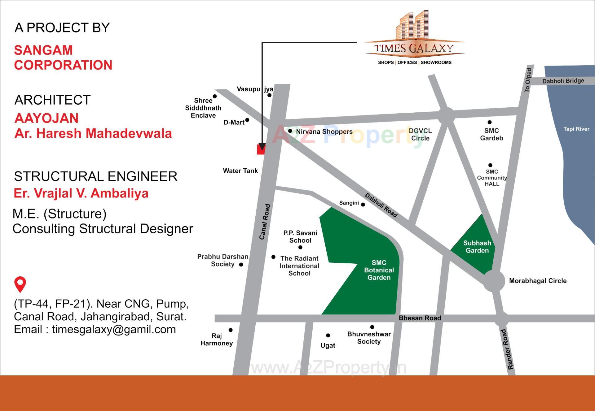  of real estate project Times Galaxy located at Surat, Surat, Gujarat