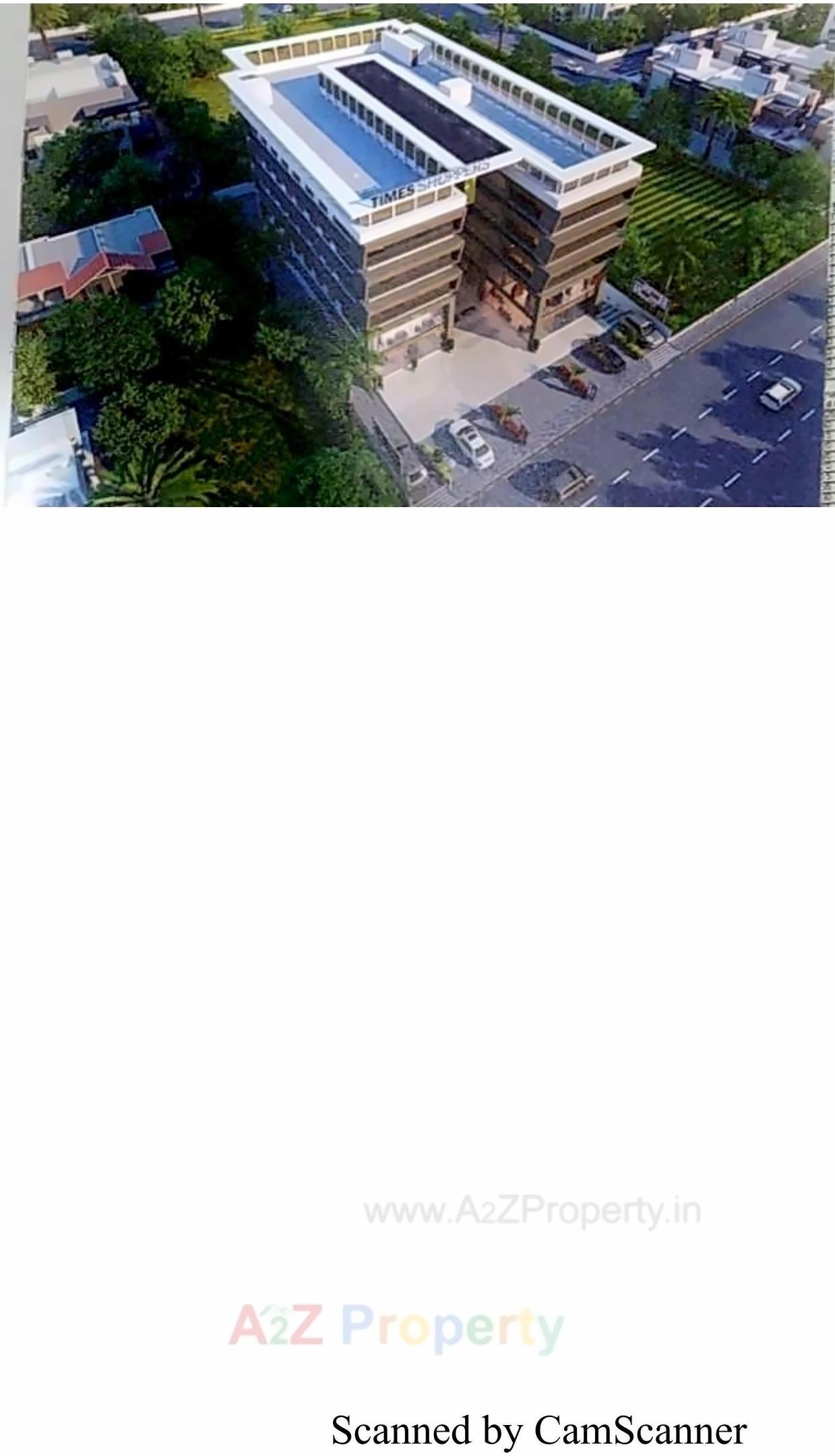 3D Elevation of real estate project Times Shoppers located at Varachha, Surat, Gujarat