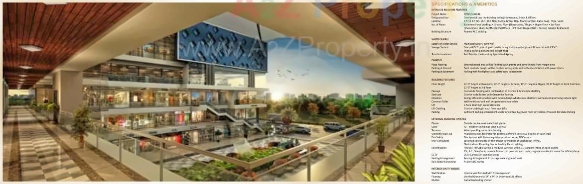  of real estate project Times Square located at Bharthana, Surat, Gujarat