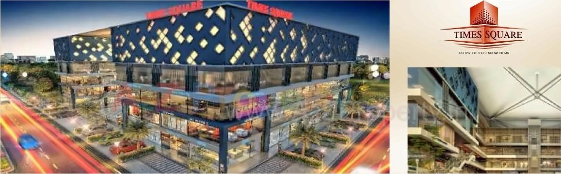 3D Elevation of real estate project Times Square located at Bharthana, Surat, Gujarat