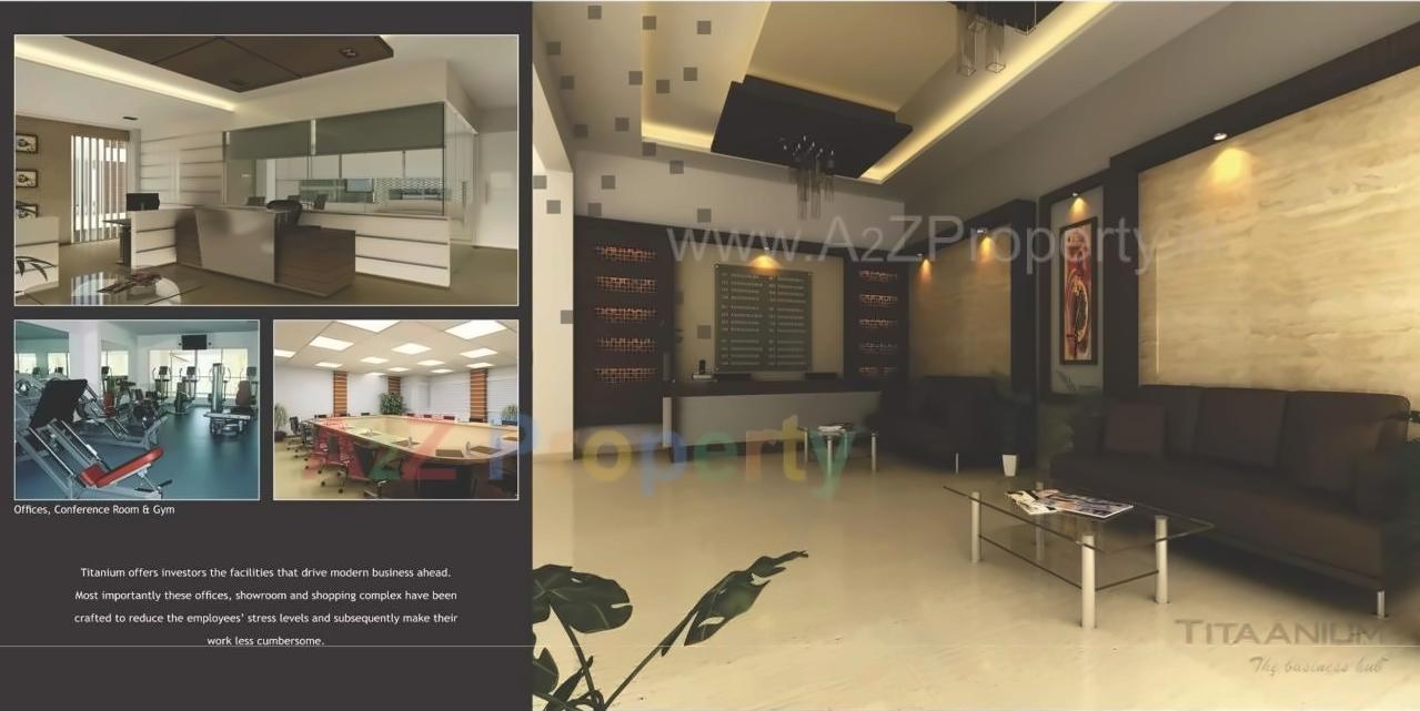 3D Elevation of real estate project Titaanium located at Bhimrad, Surat, Gujarat