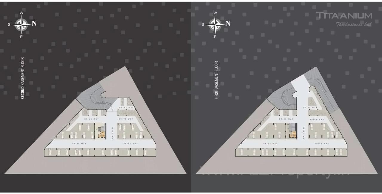 Layout of real estate project Titaanium located at Bhimrad, Surat, Gujarat