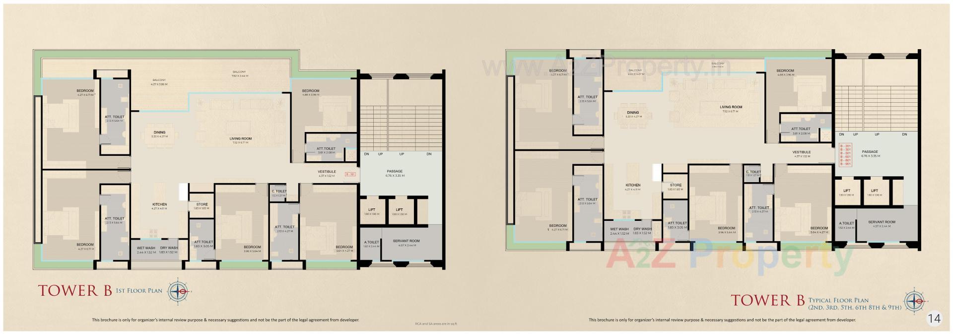 Layout of real estate project Triyom Palace located at Vesu, Surat, Gujarat